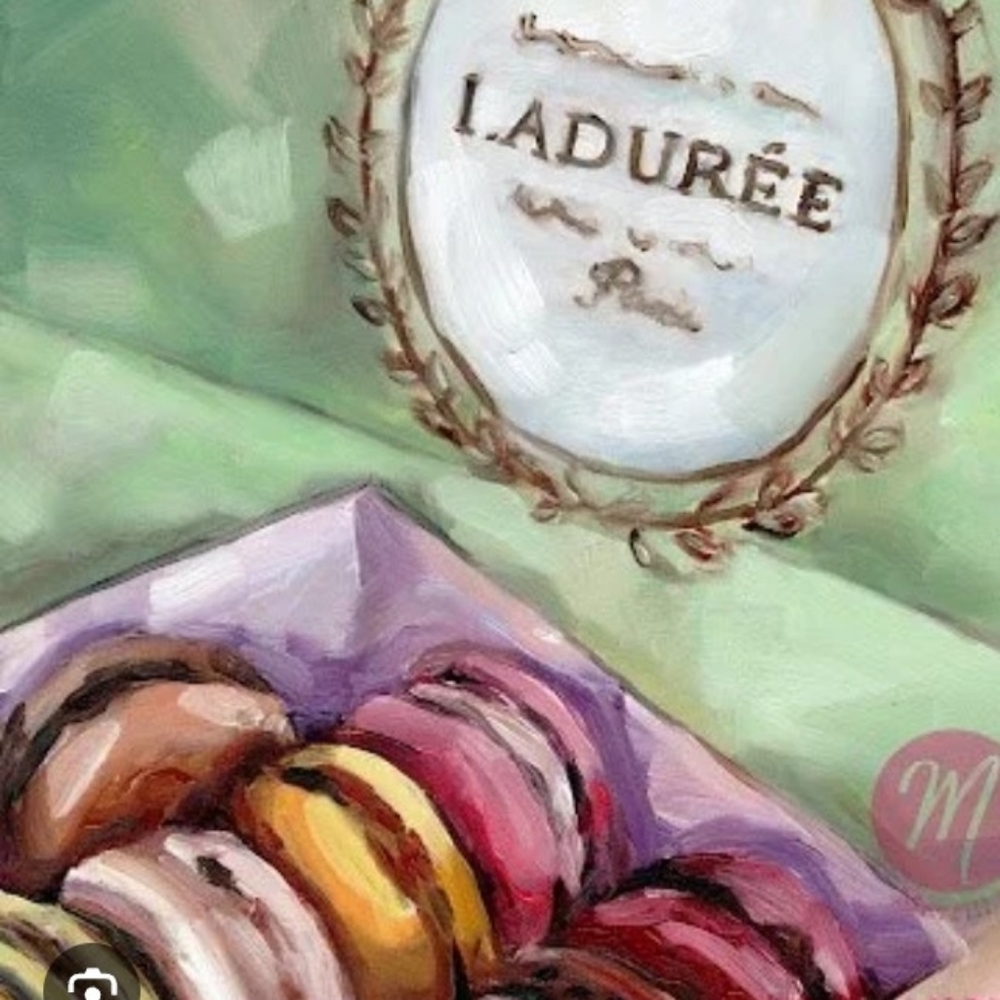 Laduree Green & Pink Tote Bag - Picture 8 of 8
